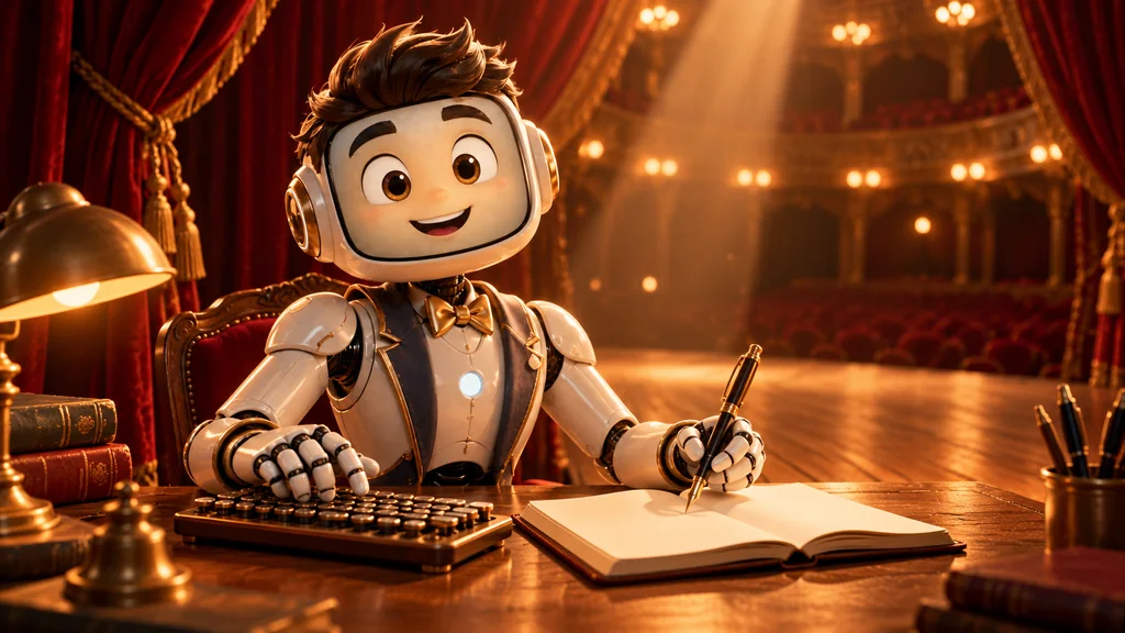 Le robot de Bug en alexandrin, entre clavier et carnet de poésie